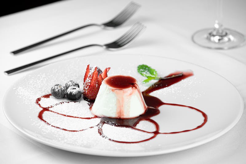 Panna Cotta al Limone - lemon panna cotta dessert Pizzana