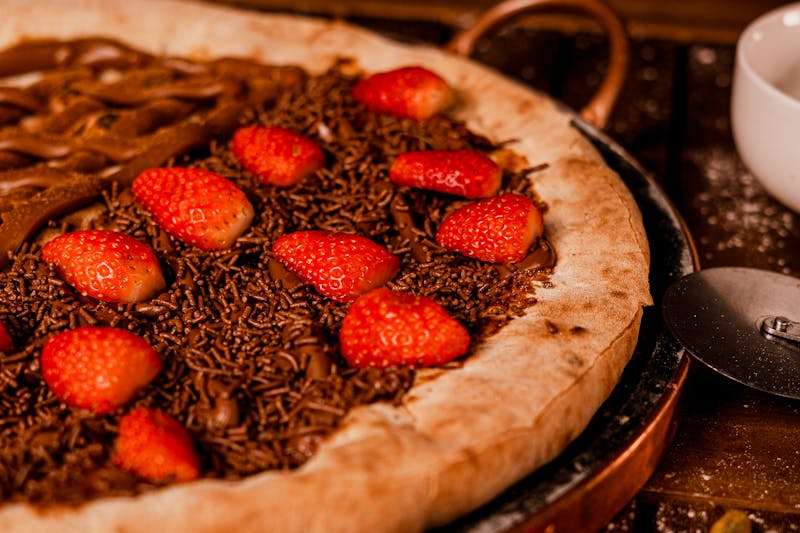 Nutella Calzone dessert pizza at Pizzana