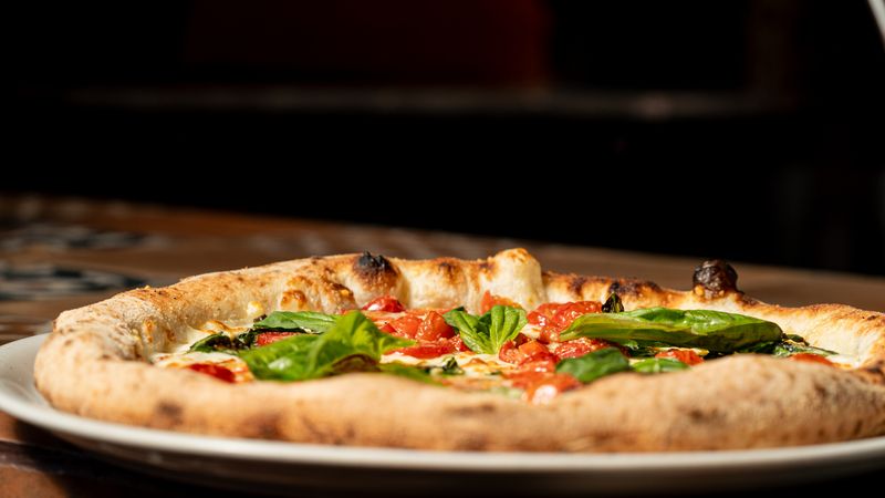 Bruschetta al Pomodoro - fresh tomato appetizer at Pizzana