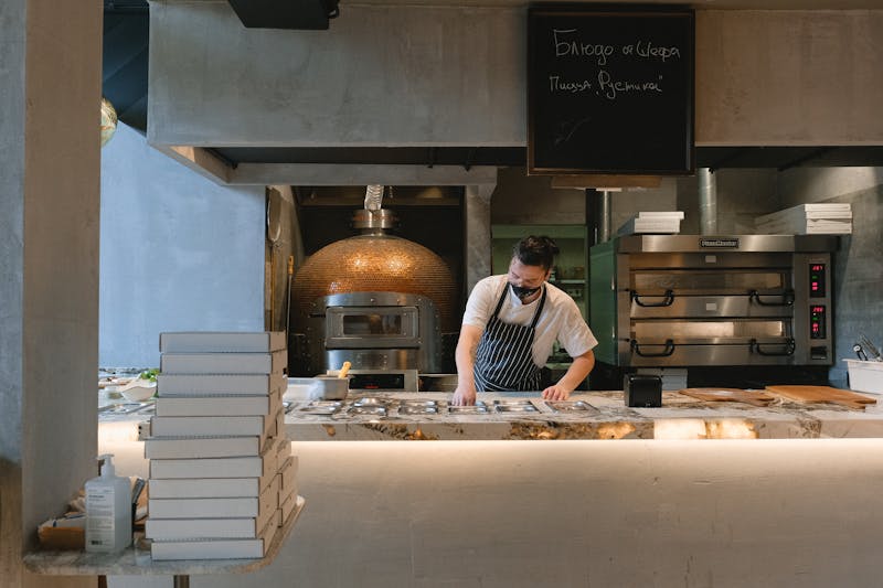 Pizzana restaurant interior and dining atmosphere